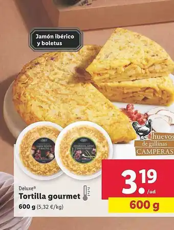 Lidl Deluxe tortilla gourmet oferta