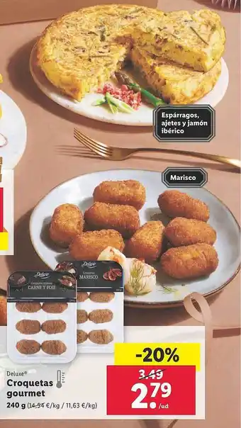 Lidl Deluxe croquetas gourmet oferta