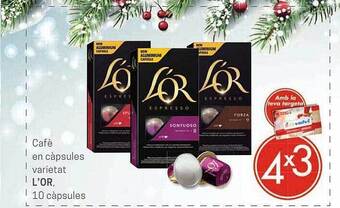 Valvi Supermercats Cafè en càpsules varietat l'or 10 càpsules oferta