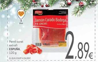 Valvi Supermercats Pernil curat extrafi espuña oferta