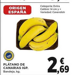 El Corte Inglés Plátano de canarias igp oferta
