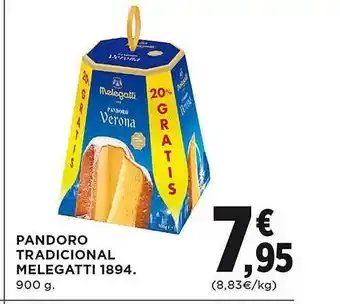 El Corte Inglés Pandoro tradicional melegatti 1894 oferta