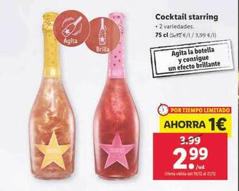 Lidl Cocktail starring oferta