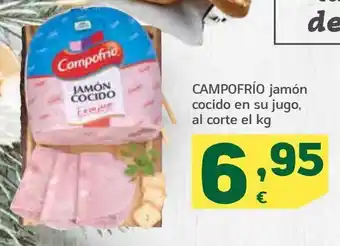 HiperDino Jamón cocido en su jugo campofrío oferta