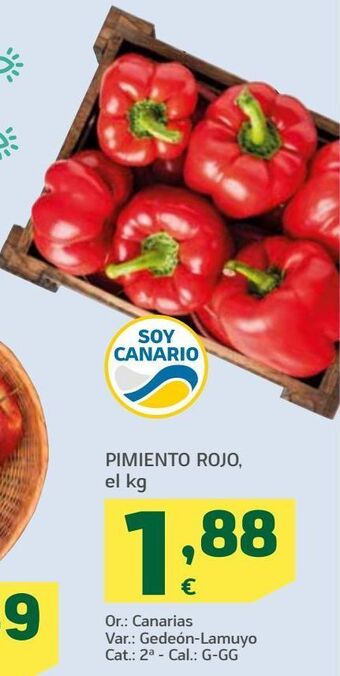 HiperDino Pimiento rojo oferta