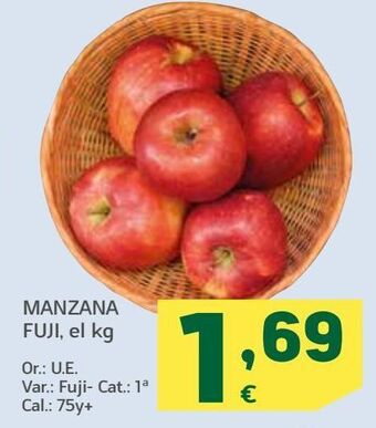 HiperDino Manzana fuji oferta