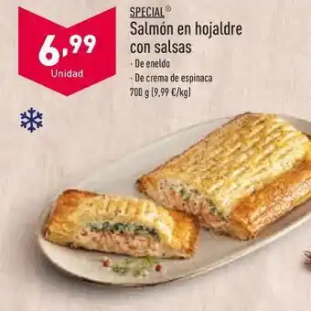 ALDI Salmón en hojaldre oferta