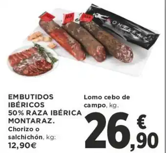 Supercor Embutidos Ibéricos 50% Raza Ibérica Montaraz oferta