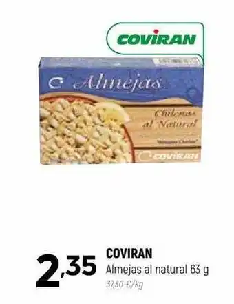 Coviran Coviran almejas al natural oferta