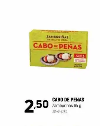 Coviran Cabo de peñas zamburiñas oferta