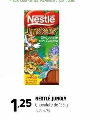 Coviran Nestlé jungly chocolate oferta