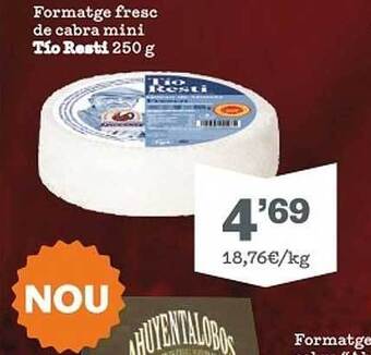 Sorli Formatge fresc de cabra mini tio resti oferta