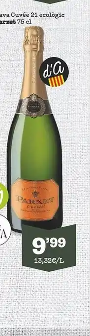 Sorli Cava cuvée 21 ecològic parzet oferta