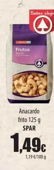 Spar Tenerife Anacardo frito spar oferta