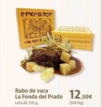 Supermercados Sánchez Romero Rabo de vaca la fonda del prado oferta