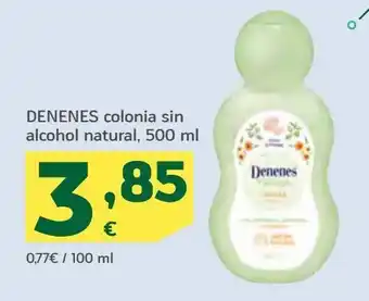HiperDino Colonia sin alcohol natural denenes oferta