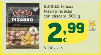 HiperDino Fincas pizarro nueces con cáscara borges oferta