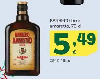HiperDino Licor amaretto barbero oferta