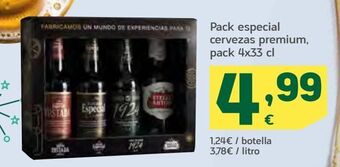 HiperDino Pack especial cervezas premium oferta