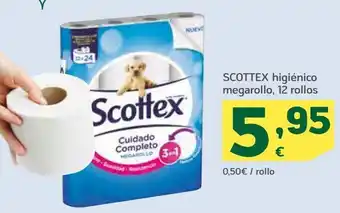 HiperDino Higiénico megarollo scottex oferta