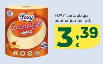 HiperDino Cartaplagia bobina jumbo foxy oferta