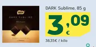 HiperDino Dark sublime nestlé oferta