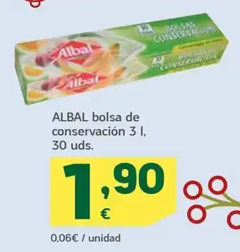 HiperDino Bolsas de conservación albal oferta