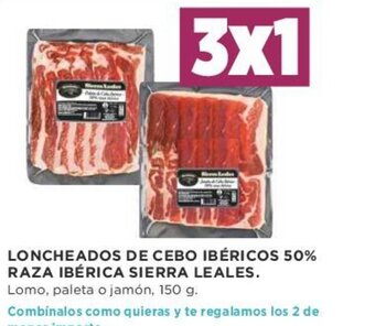 Supercor Loncheados de Cebo Ibéricos 50% Raza Ibérica Sierra Leales 150g oferta