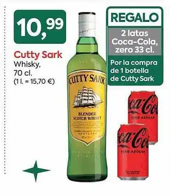 Suma Supermercados Cutty sark whisky oferta