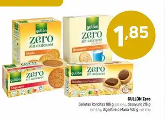 Coviran Gullón zero galletas ronditas, desayuno digestive o maria oferta