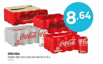 Coviran Coca cola original, light, zero o zero zero oferta