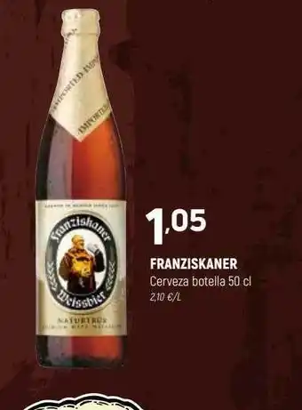 Coviran Franziskaner cerveza botella oferta