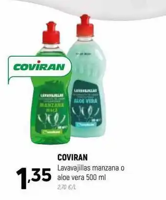 Coviran Coviran lavavajillas manzana o aloe vera oferta