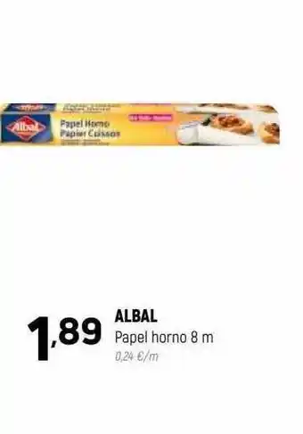 Coviran Albal papel horno oferta