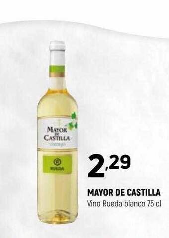 Coviran Mayor de castilla vino rueda blanco oferta