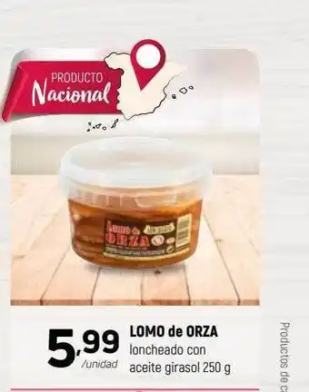 Coviran Lomo de orza loncheado con aceite girasol oferta