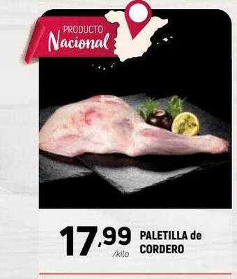 Coviran Paletilla de cordero oferta