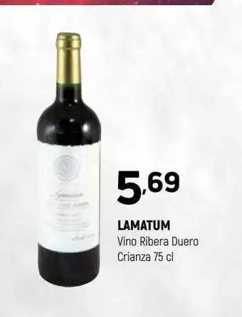 Coviran Lamatum vino ribera duero crianza oferta