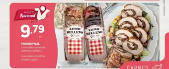 Coviran Moreno plaza lomo relleno de nueces, avellanas y piñones lomo relleno de dátiles ciruelas y pasas oferta