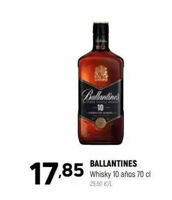 Coviran Ballantines whisky 10 años oferta