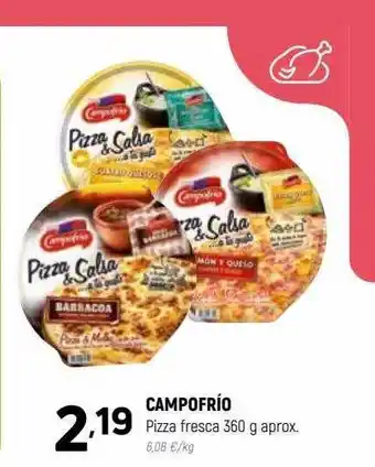 Coviran Campofrío pizza fresca oferta