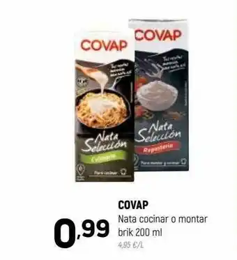 Coviran Covap nata cocinar o montar brik oferta