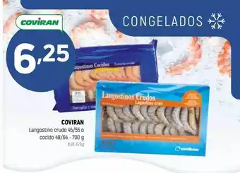 Coviran Coviran langostino crudo 45 55 o cocido 48 64 oferta
