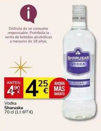 Supermercados Charter Vodka sharuska oferta