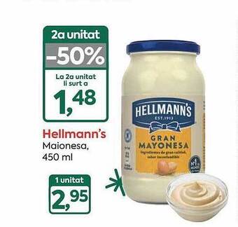 SPAR Hellmann's maionesa oferta