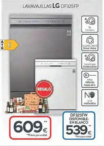 Tien 21 Lavavajillas lg df325fp oferta
