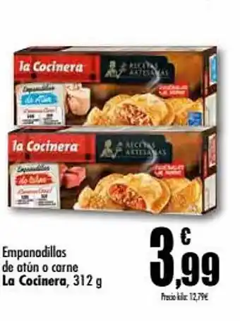 Unide Supermercados Empanadillas de atún o carne la cocinera oferta