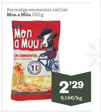 Sorli Formatge emmental ratllat mon a múu oferta