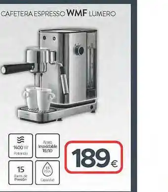 Tien 21 Cafetera espresso wmf lumero oferta
