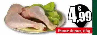 Unide Supermercados Patorras de pavo, el kg oferta
